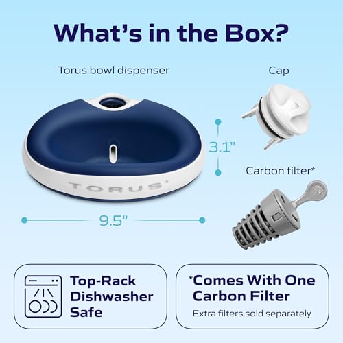 Mini Portable Filtered Water Bowl for Cats & Small Dogs