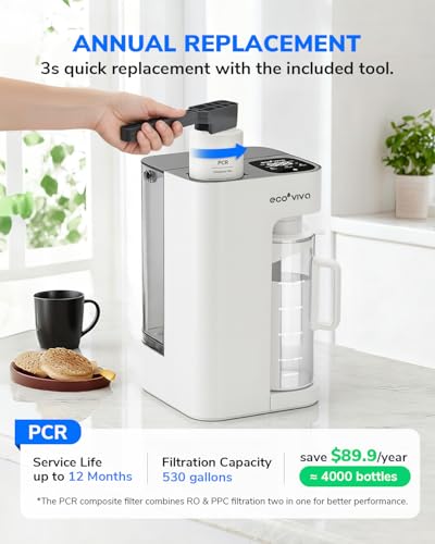 Mate 3 Countertop Reverse Osmosis Water Filter with 2 Auto (2 Count)