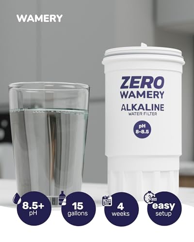 5‑Stage Alkaline Pitcher Water Filter 2‑Pack (2 Count)