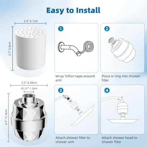 Universal Shower Head Filter