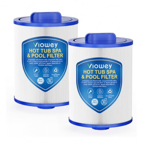 2 Pack 35 Sq.Ft Hot Tub Spa Filter Cartridge Replacement (2 Count)