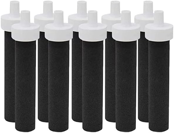 Water Replacement Filter for Bottle,Compatible with Brita BB06,fit Brita Hard sided,Sport and Stainless Steel Bottle 10PCS. (Without Bite Valve)