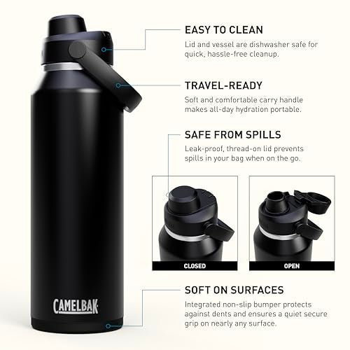 Thrive Chug Stainless Steel Water Bottle 40oz