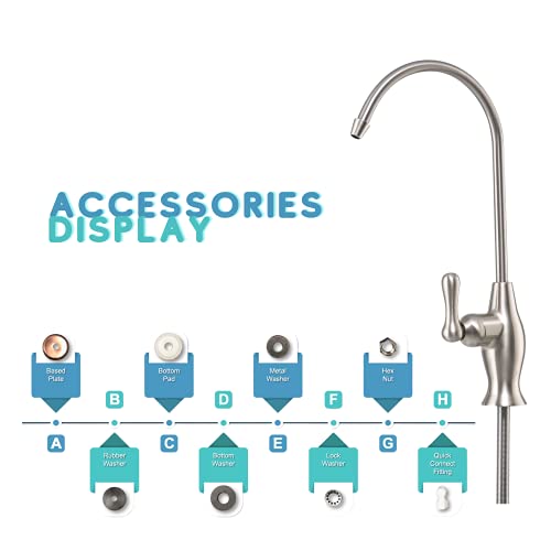 Brushed Nickel Reverse Osmosis Faucet