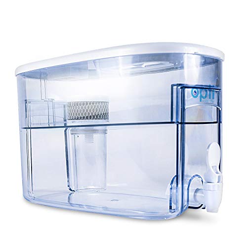 Alkaline Water Filter Pitcher OPTI Chill Refrigerator Filter Purification Water Unit Dispenser Naturally Enhances Alkalinity up to pH