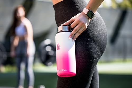 Stainless Steel Insulated Water Bottle with Straw