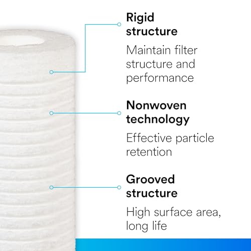 Standard Capacity Whole House Grooved Water Filter (2 Count)