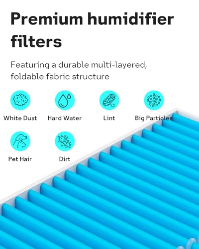 Superior 6000S Replacement Filter for LEVOIT Humidifier (12 Count)