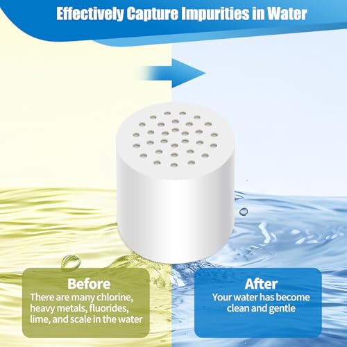 2 Pack 20 Stage Shower Filter Replacement Cartridge (2 Count)