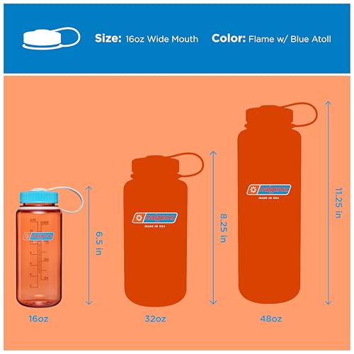 16 oz Wide Mouth Water Bottle