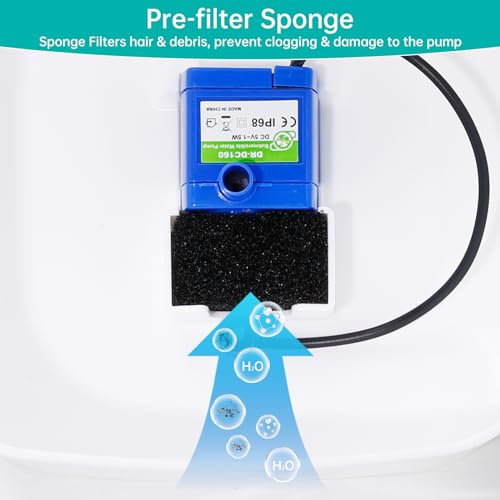 12 Pack Cat Water Fountain Filter Replacement & 12