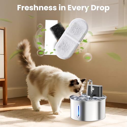 Cat Water Fountain Filter Replacement (18 Count)