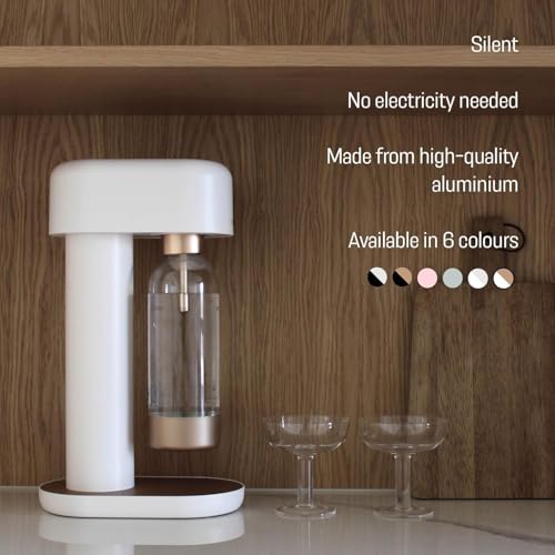 Ruby 2 Silent Soda Maker with1L Bottle