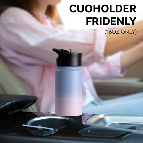 16 oz Insulated Water Bottle Bulk 8 Pack (8 Count)