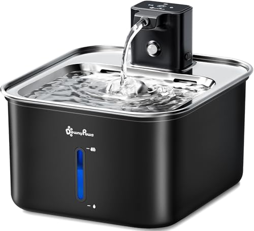 Cat Water Fountain Stainless Steel Wireless Automatic