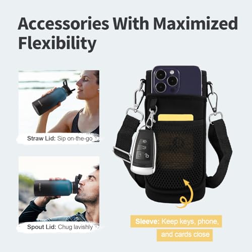 32 oz Insulated Water Bottle with Straw