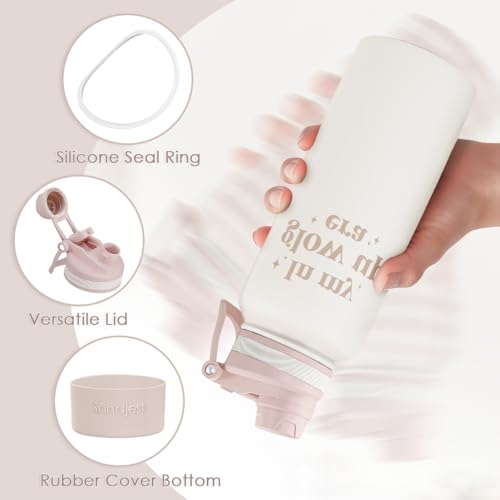 Inspiration Stainless Steel Water Bottle with Strap 32oz