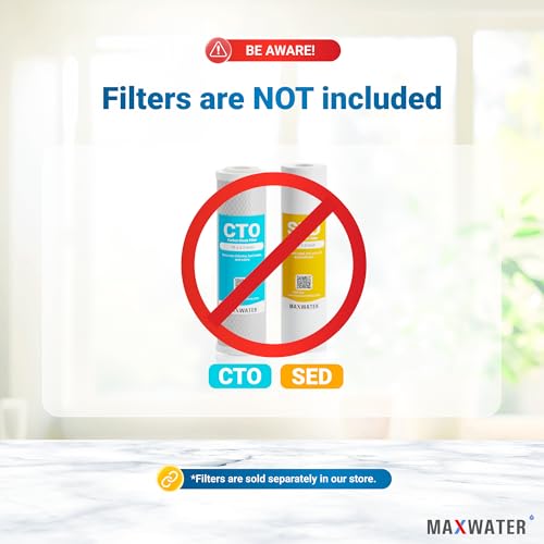 10" 2 Stage Whole House Standard Home Water Filter System 3 (2 Count)