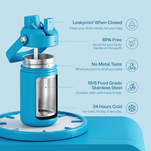 Kids Insulated Water Bottle with Straw