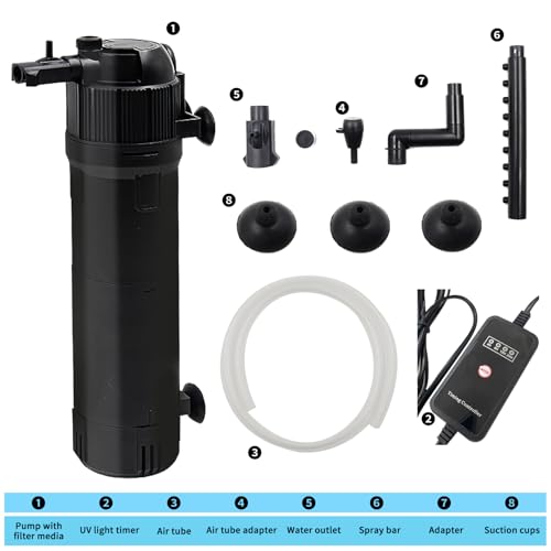 Aquarium Filter Fish Tank Filter with U