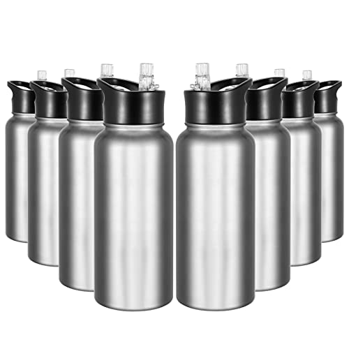 32 oz Insulated Water Bottle Bulk 8 Pack