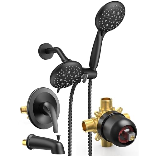 Dual 2 in 1 Shower System with Tub Spout (123.2 Ounce)