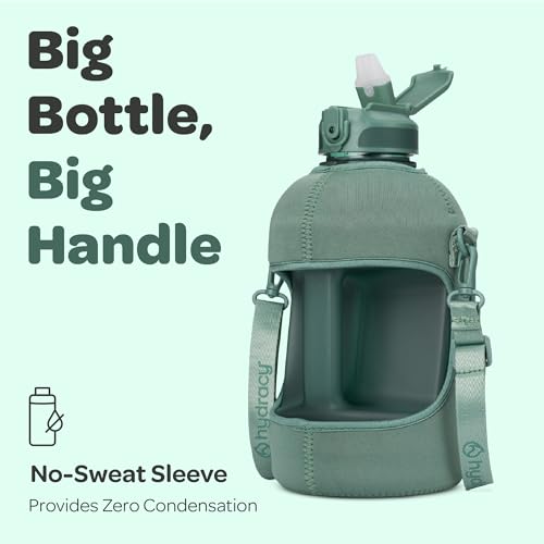 2.3L BPA Free Tritan Plastic Water Bottle with Adjustable Shoulder Strap