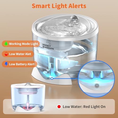HoneyGuardian Cat Water Fountain