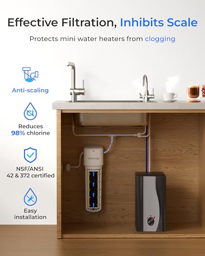 10UE SC Under Sink Water Filter for Instant Hot and Cold Water Dispenser System