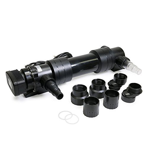 36W Non Submersible UV Ultraviolet 22" Light Clarifier Lamp Filter for Aquarium Koi Pond Fish Tank