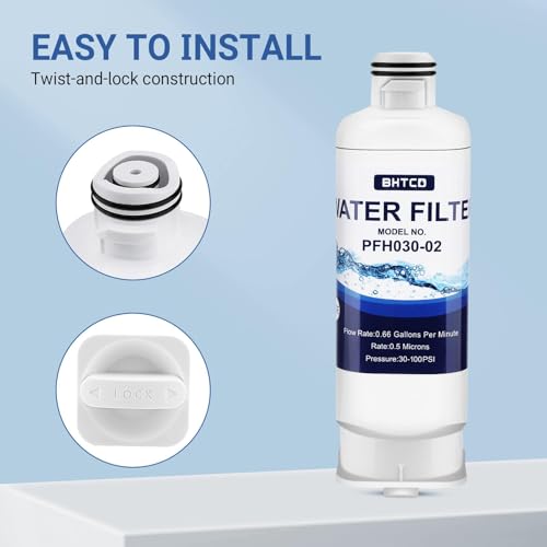Water Filter for Samsung RF29BB8600QLAA RF30BB6600QLAA RF23BB8600QLAA