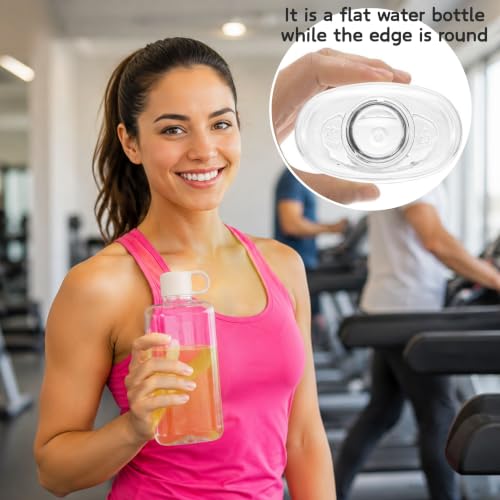 2 Pack Portable Flat Water Bottles (2 Count)
