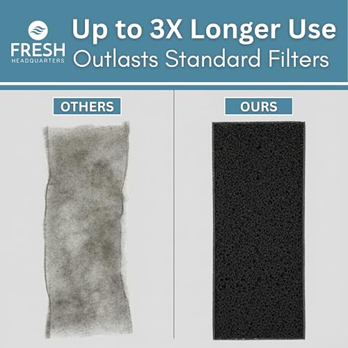Activated Carbon Microwave Charcoal Filters (2 Count)