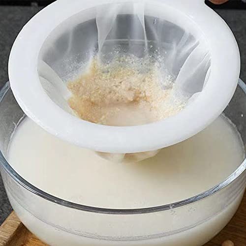 200 Mesh Fine Mesh Strainer Set 2 Pack Juice Nut Milk Tea Filter