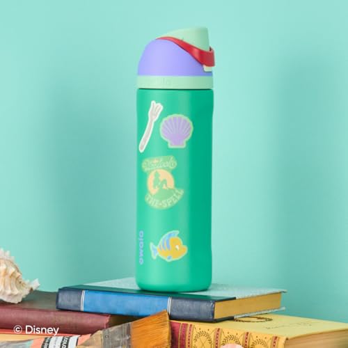 Princess FreeSip Stainless Steel Water Bottle 24 oz Ariel