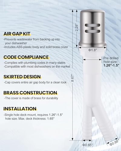 Kitchen Faucet with Air Gap
