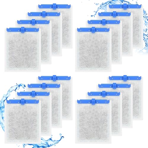 16 Large Filter Cartridges Compatible with Tetra Whisper Bio (16 Count)