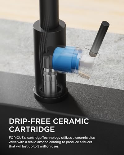 Black Touchless Kitchen Faucet