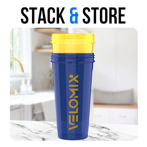 2 Pack 28oz Protein Shaker Bottle for Protein Mixes (2 Count)