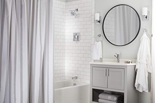 S-5002-E175 Rainier Exhilaration High Pressure Fixed Shower Head, 1.75 GPM, Polished Chrome