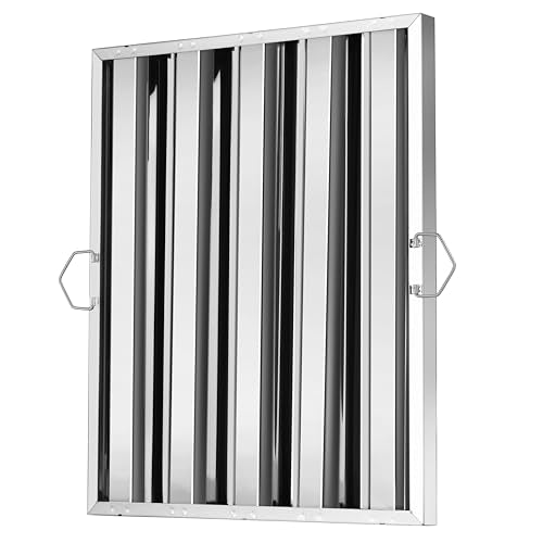 54408 Stainless Steel Hood Filter 20" W x 25" H (6 Count)