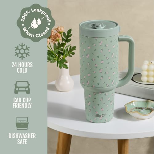 Oasis 40oz Insulated Stainless Steel Tumbler with Straw