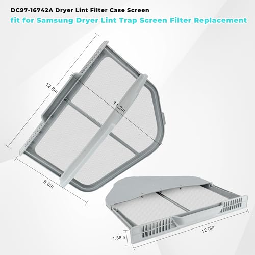 DC97 16742A Lint Trap fit for Samsung Dryer Lint Trap Screen Replacement