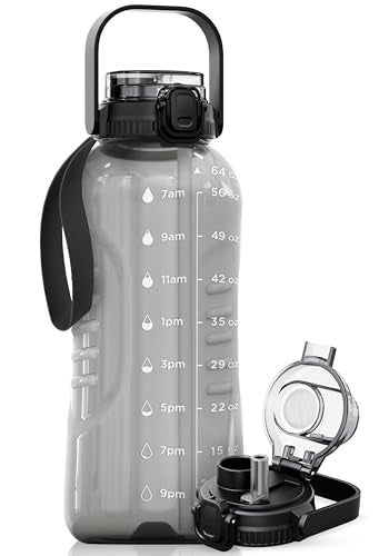 64 oz Water Bottle with Handle