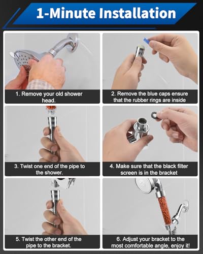 Filtered Shower Head with Handheld
