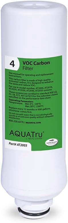 AquaTru Classic VOC Carbon Replacement Filter (3 Count)