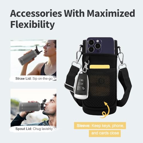 32 oz Insulated Water Bottle with Straw