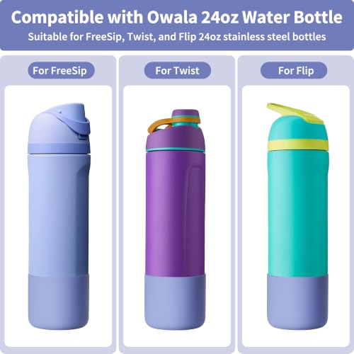 Silicone Boot for Owala 24 oz Twist & FreeSip & Flip Water Bottle