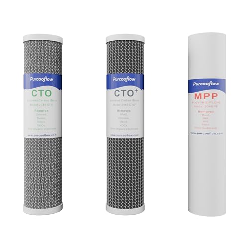 20" x 4.5" PFAS Reduction Whole House Water Filter Replacement Set