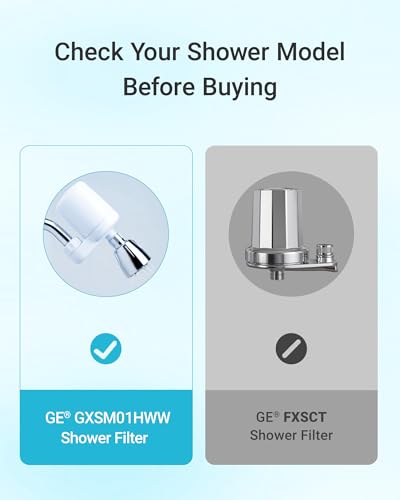 FXSCH Shower Filter Replacement for GE® FXSCH (2 Count)